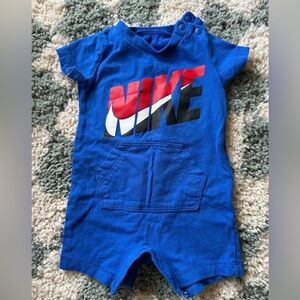 Blue Nike, baby romper, bodysuit one piece
